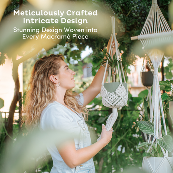 4-Pack Macrame Plant Hanger